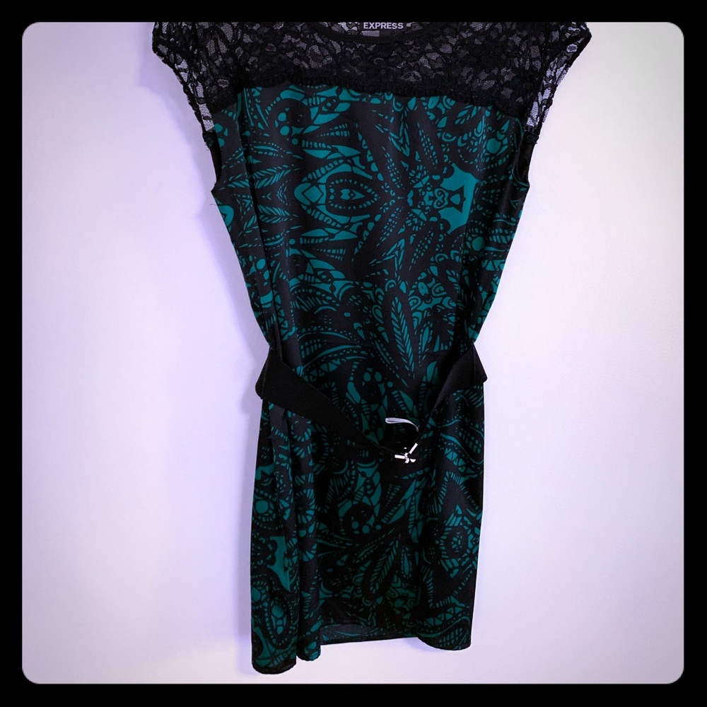 Express green dress